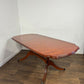 Reproduction Yew Regency Style Extending Dining Table