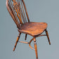 Set of Four Elm Windsor Wheel Back Chairs
