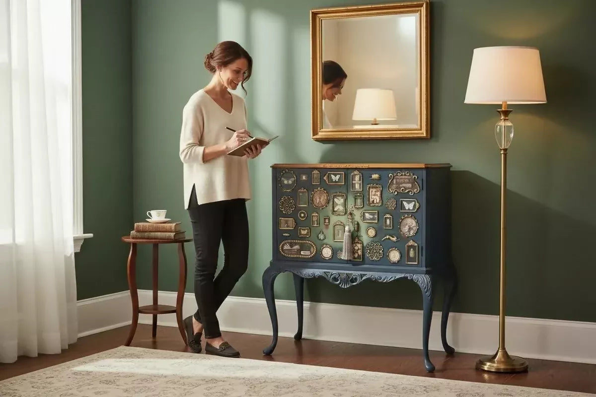 MADE TO ORDER - The Gallery of Curiosities - a bespoke drinks/whisky cabinet. Quirky and elegant!