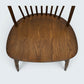 4 Ercol Dining Chairs Windsor Bow Back Vintage Retro Seating FREE UK Delivery