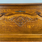Cabinet Vintage French Louis XVI Style Oak Fall Front Carved Sideboard LOT 3779