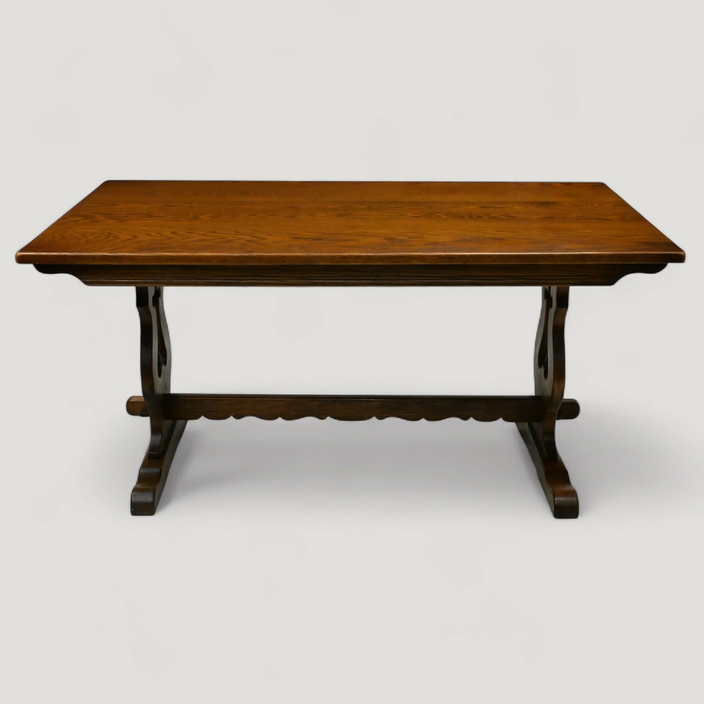 Old Charm Dining Table 5ft Long Seats 6 Tudor Brown Yorke 2119 FREE UK Delivery. SBR10931/1009E
