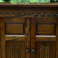 A WOOD BROTHERS OLD CHARM CARVED LIGHT OAK CD STORAGE CABINET / STAND