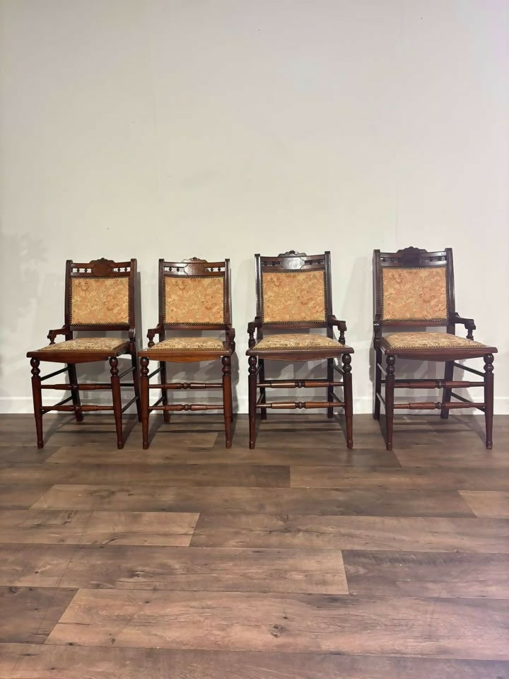 Set of 4 Edwardian Mahogany Dining Chairs. Early 1900s7