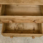Victorian Pine Rustic Kitchen Sideboard with Cupboard & Drawers