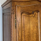 Wardrobe Vintage French Louis XVI Style Oak Four Door Carved Armoire LOT 4795