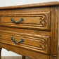 Pair of Bedside Tables Vintage French Louis Oak Nightstands Cabinets LOT 6350