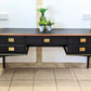 Stag minstrel black/ gold dressing table/desk