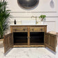Wooden Bathroom Vintage Vanity Unit