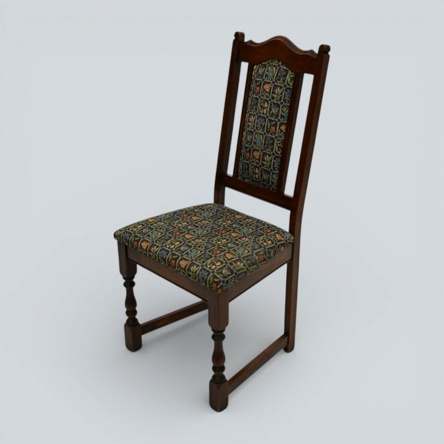 6 Old Charm Dining Chairs Oak Frame Tudor Brown Widford Green FREE UK Delivery