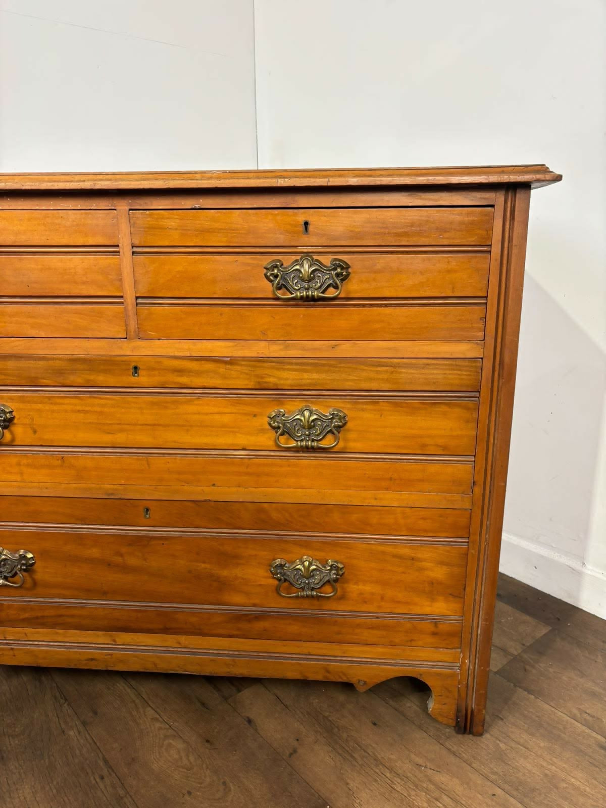 Edwardian Satinwood Chest of Four Drawers