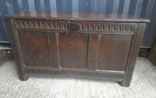 Antique Oak Coffer