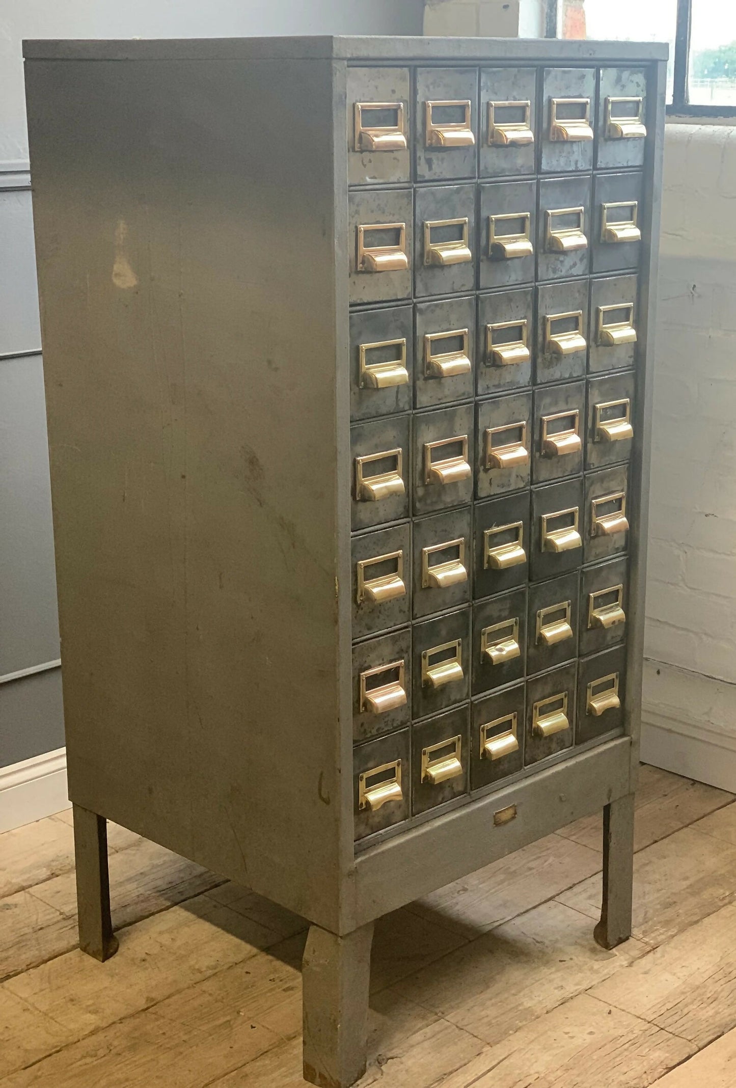 Vintage Industrial Draw Cabinet: Wine Bottle Holder Furniture