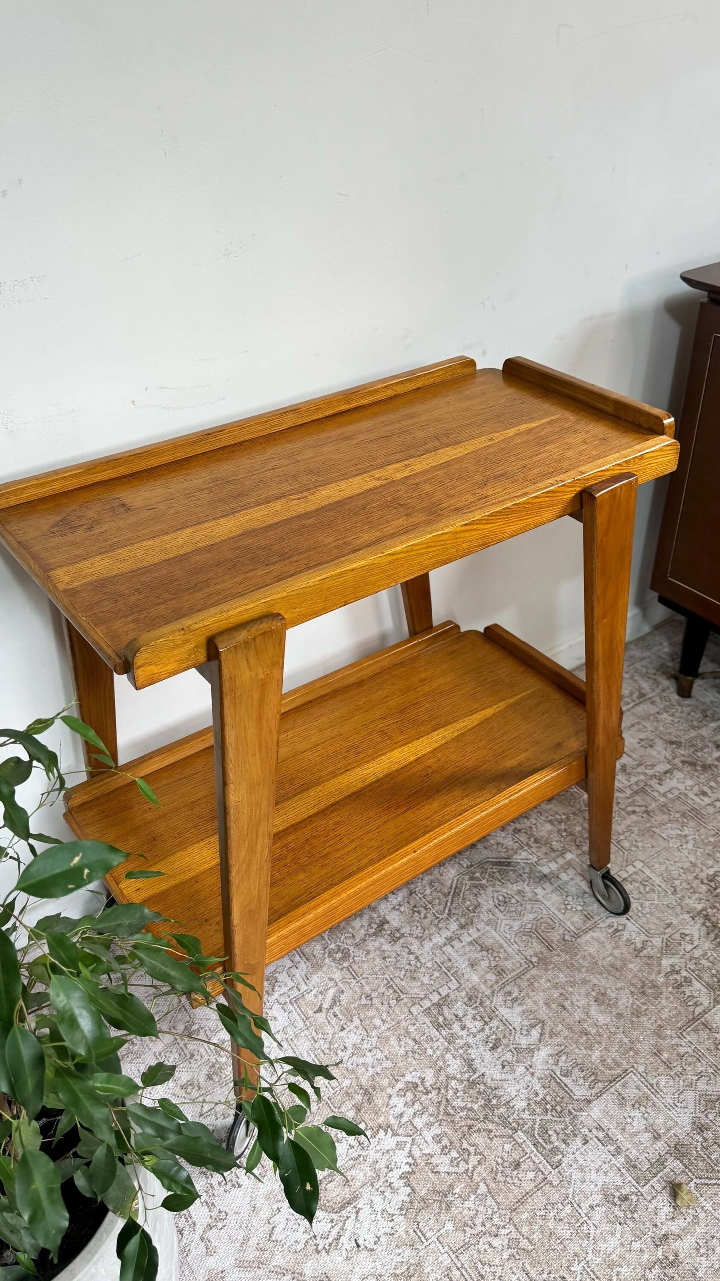 Mid century retro vintage trolley drinks Danish design