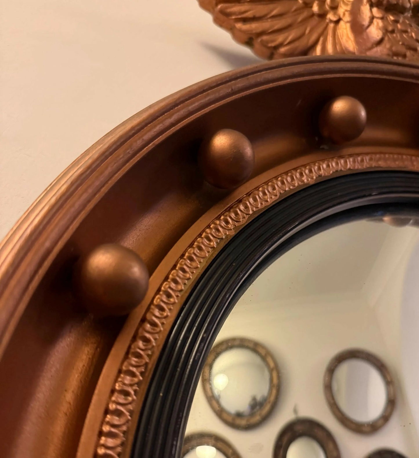 Regency Giltwood Convex Mirror