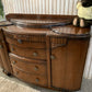Lifetime Furniture Company Vintage Art Deco sideboard or buffet cabinet