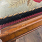 Victorian Walnut Prayer Chair With Tapestry Upholstery