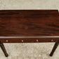 Victorian Mahogany Console Hall Table with 2 Drawers - Writing Desk