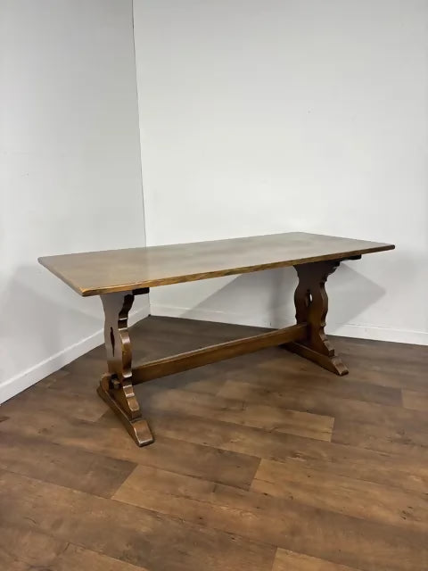 Vintage Oak Refectory Style Dining Table