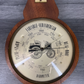 Barometer Vintage French Wall Thermometer & Hygrometer Weather Station LOT 24294