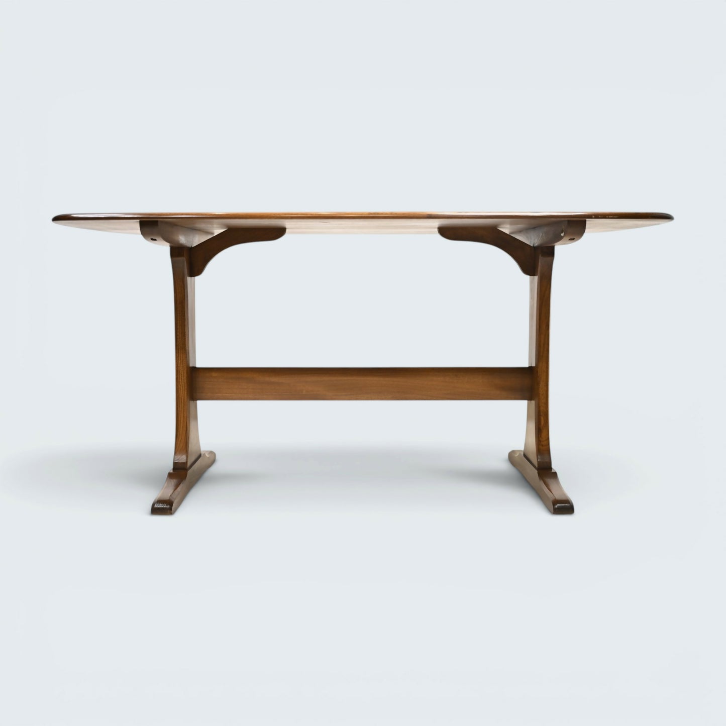 Ercol Refectory Dining Table Plank Top Model 822 In Golden Dawn FREE UK Delivery