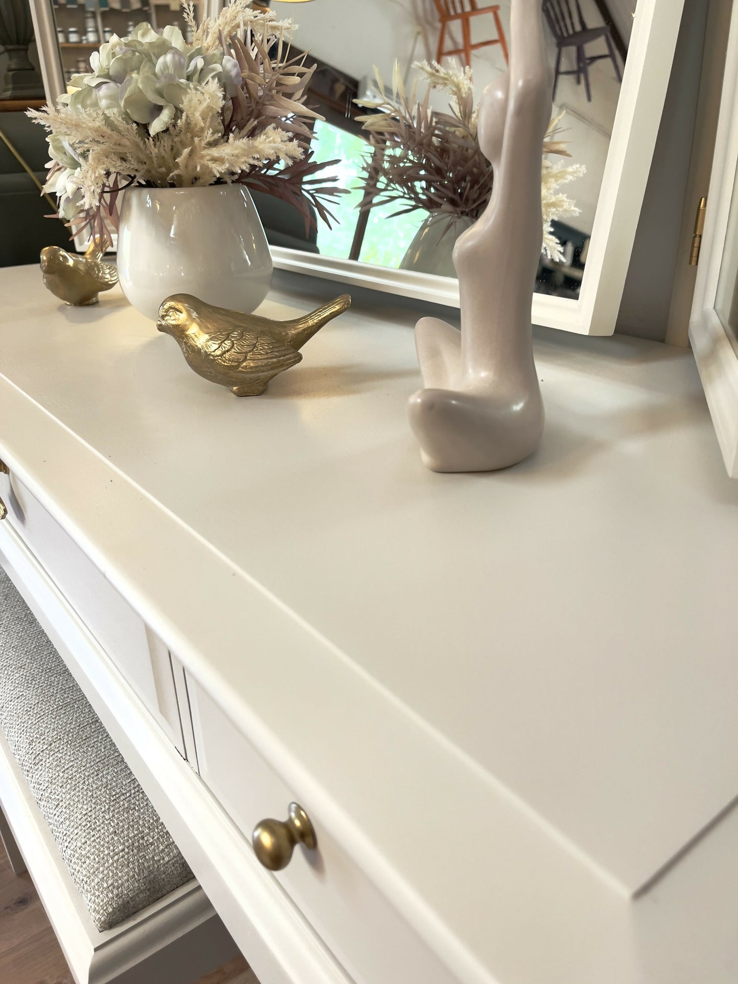 Stag Minstrel Dressing Table Console Table Retro Vintage Stool
