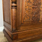 Bookcase Antique French Style Glazed Display Oak Cabinet Sideboard LOT 6513