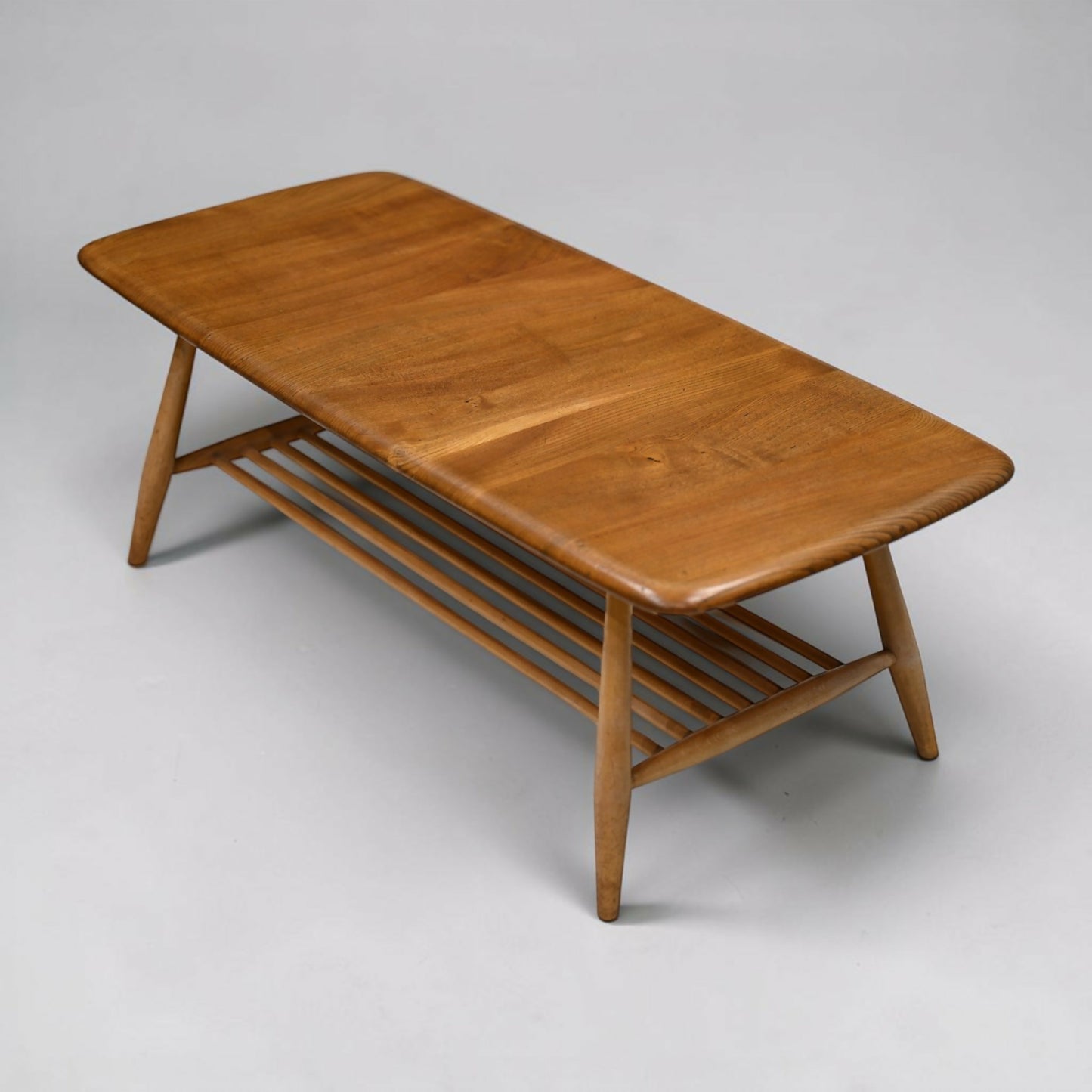 Ercol Occasional/Coffee Table Slatted Magazine Shelf #459 Light FREE Delivery*