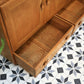 Ercol Windsor Elm Sideboard Model 468 on Castors Light Finish 1960s