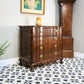 Serpentine Chest of Drawers Dutch Colonial Style South African Stinkwood Chest.