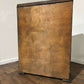 Vintage 1940s Oak Two Door Glazed Bookcase