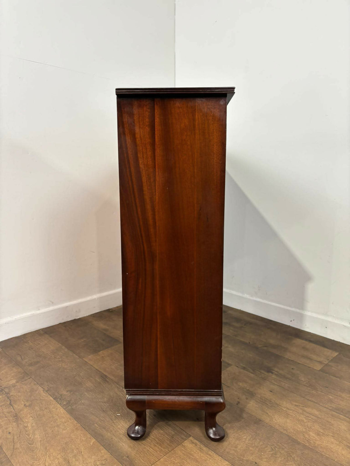 Reproduction Mahogany Glazed Bookcase