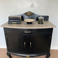 Stunning Upcycled Black Hand Painted Cabinet with Drawer