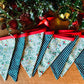 Handmade Christmas Bunting (Holly & Mistletoe)