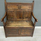 An Oak 17th Century Antique Monks Bench