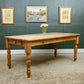Vintage 6 FT Pine Farmhouse Dining Table with End Drawer - Seats 6-8