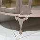 Jaipur pink and Gold Glass display Cabinet