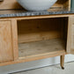 Limed Oak Washstand with Marble Top - Vanity Unit - SKU 229