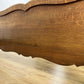 Bed Vintage French Louis XVI Oak Double Bed Frame Carved Headboard LOT 6380
