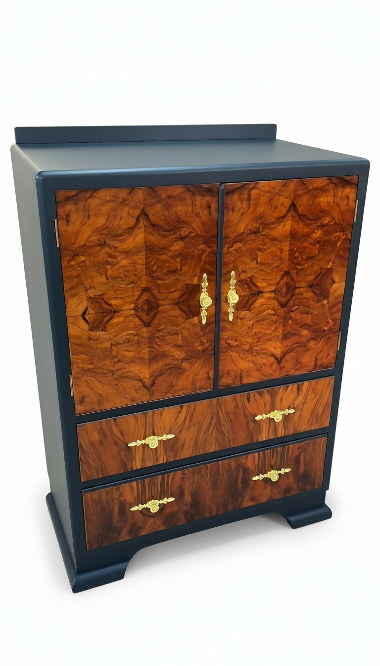 Upcycled 1940's Art Deco Tallboy