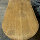 French Bleached Oak Monastery Dining Table