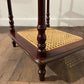 Reproduction Mahogany & Wicker What-Not