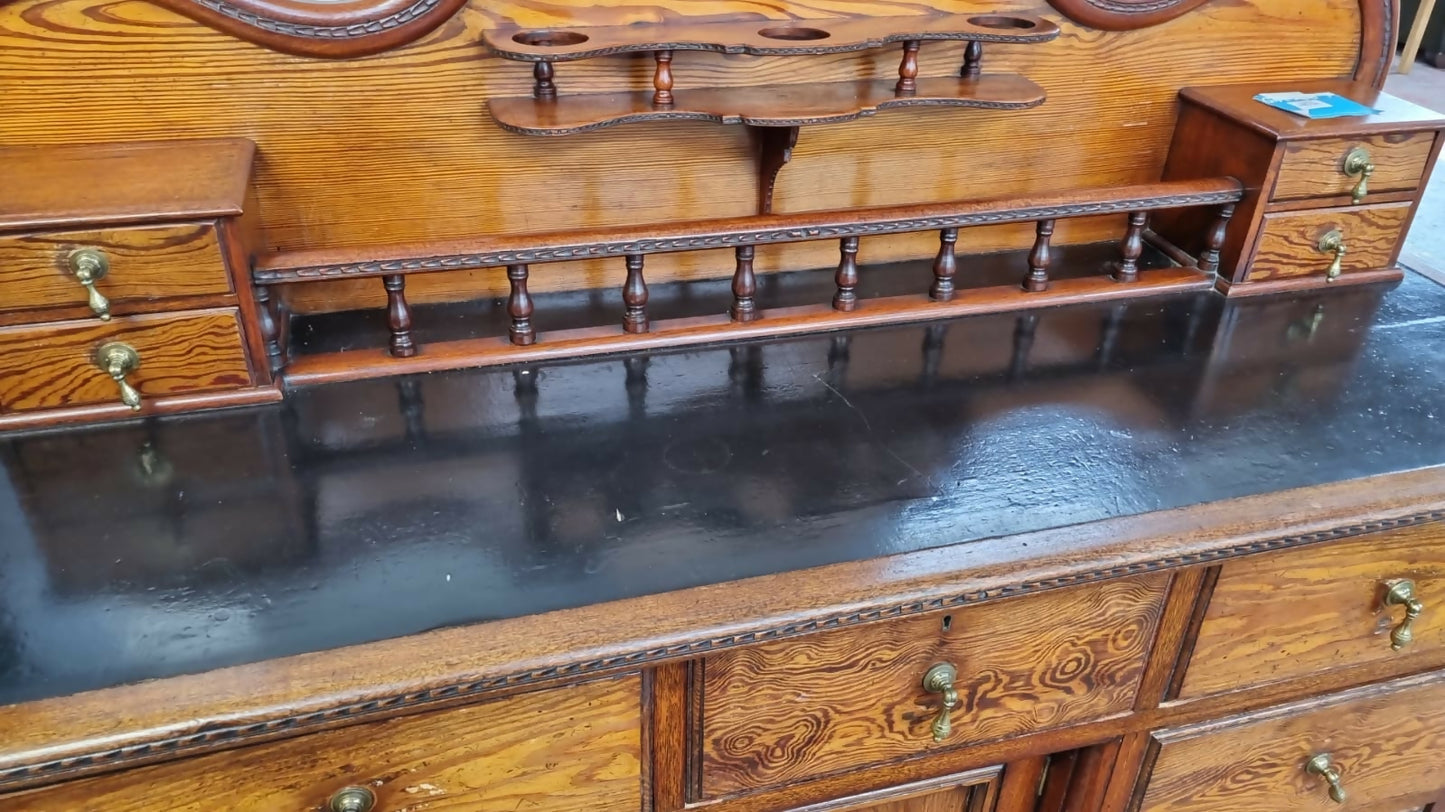 Antique Carved Sideboard / Desk