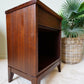 Peppler Furniture Co. 'The Hanover Line' Retro Bedside Nightstand In Figured Walnut – Canada, C. 1960s
