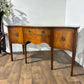 Reproduction Georgian Style Serpentine Mahogany Sideboard by G.T. Rachstraw