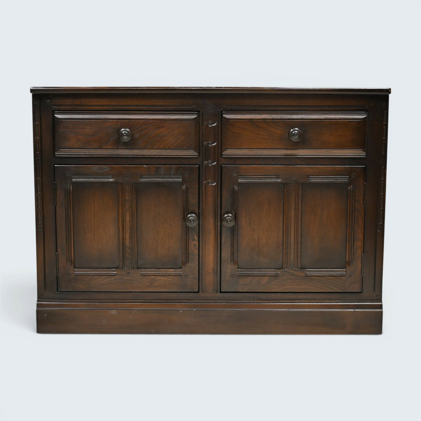 Ercol Mural Sideboard Cupboard Double Width Base #581 Dark FREE UK Delivery*
