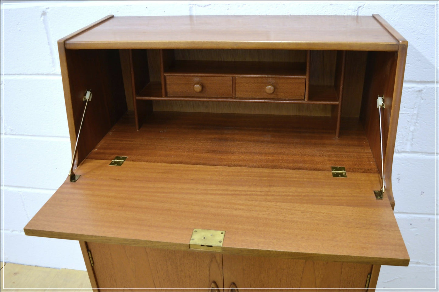 vintage bureau writing desk teak Jentique danish design mid century DELIVERY