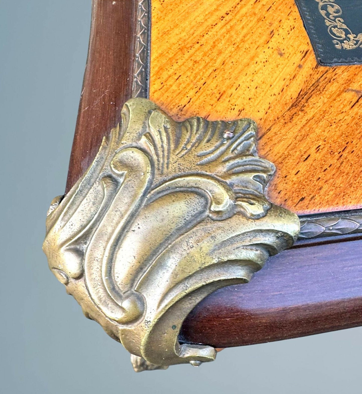 Inlaid Walnut and Kingwood Bureau Plat / Writing Table