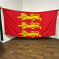 Large Vintage Royal Standard Flag, Three Lions Banner