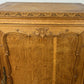 Cabinet Vintage French Style Oak Sideboard with Carved Cupboard LOT 6248
